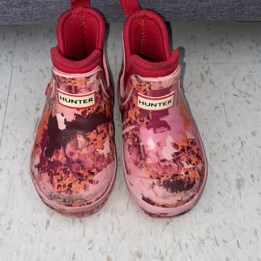 Pink Hunter Rain Boots